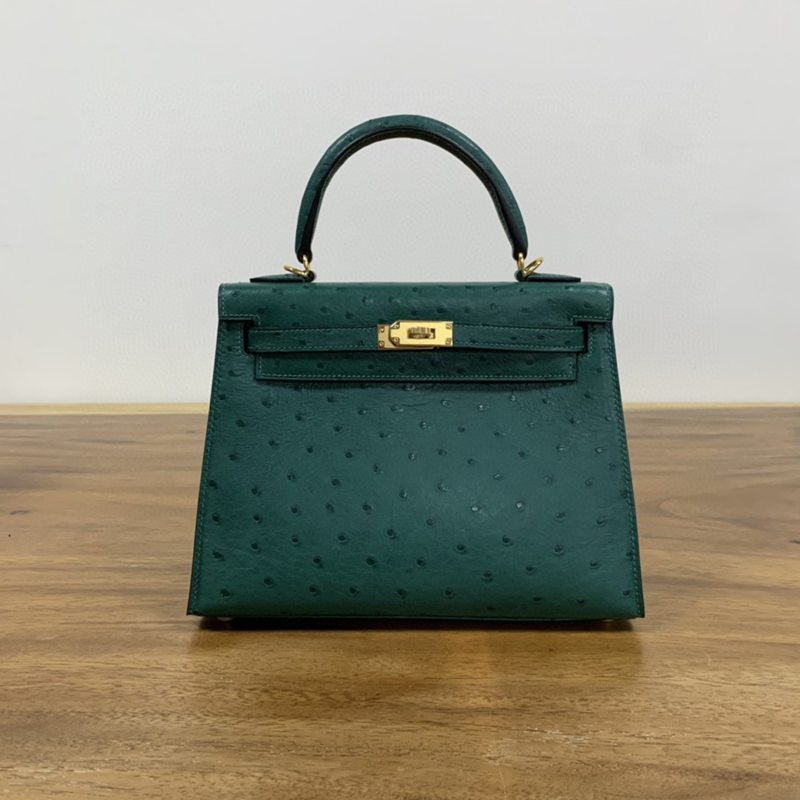 新品激安エルメスHERMESケリー25オーストリッチ2107AmyJ-HE255