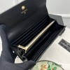 海外人気限定品シャネルWホック二つ折り財布-長財布2209SJJ-6001-1