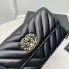 海外人気限定品シャネルWホック二つ折り財布-長財布2209SJJ-6001-1