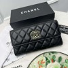 海外人気商品シャネルWホック二つ折り財布-長財布2209SJJ-6001-2