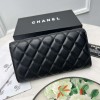 海外人気商品シャネルWホック二つ折り財布-長財布2209SJJ-6001-2