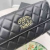 海外人気商品シャネルWホック二つ折り財布-長財布2209SJJ-6001-2