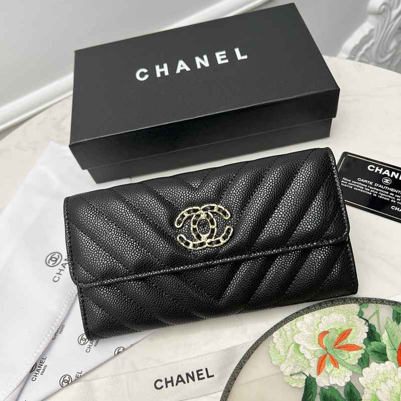 海外人気Best品質シャネルWホック二つ折り財布-長財布2209SJJ-6001