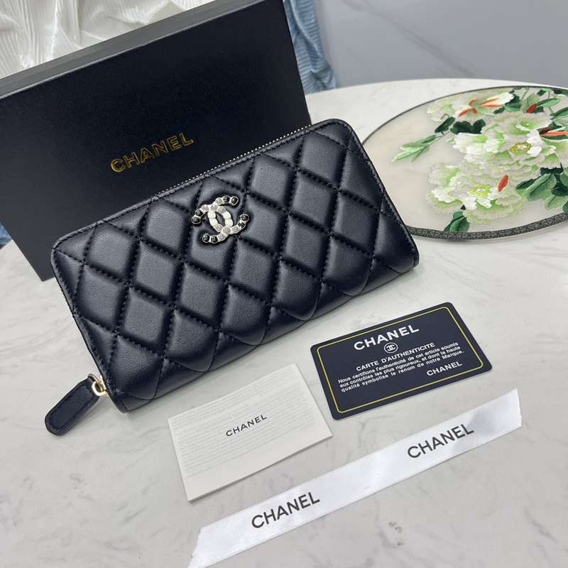 海外人気高品質のシャネルL字ファスナー長財布-長財布2209SJJ-82608-2