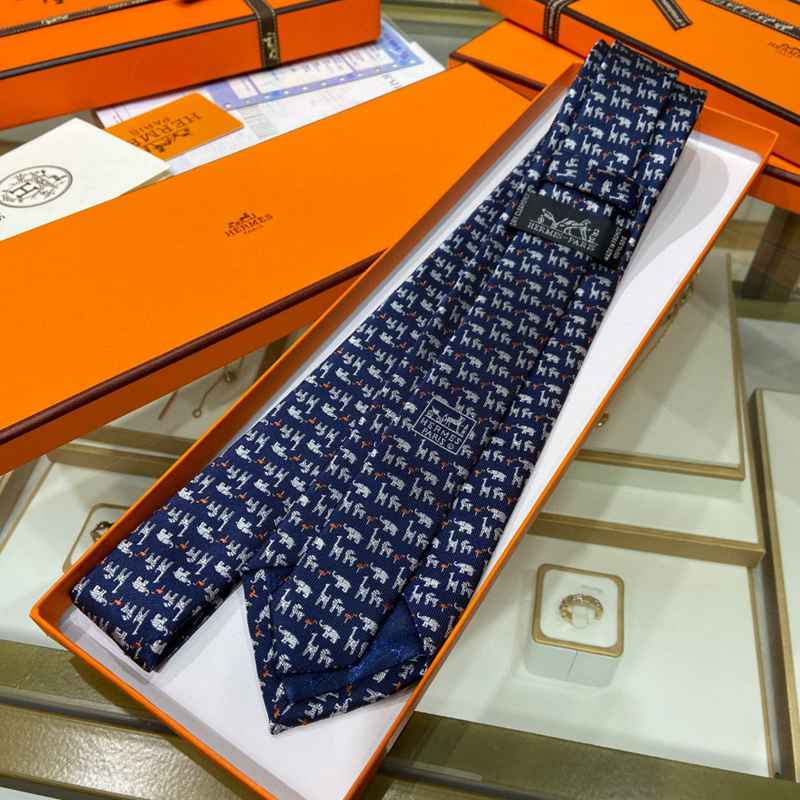 エルメス海外人気限定品シルクTieネクタイ【紳士メンズ】2209XBJ75-HER1303