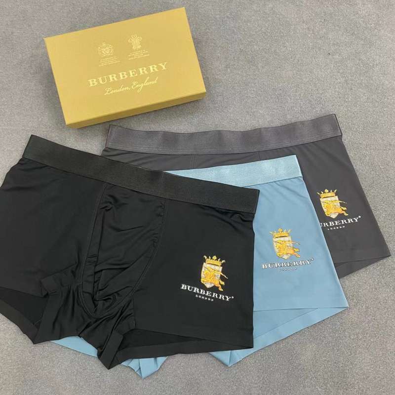 男性必見のパンツバーバリー25SS下着パンツ3枚2506BKJ70-BU-N030