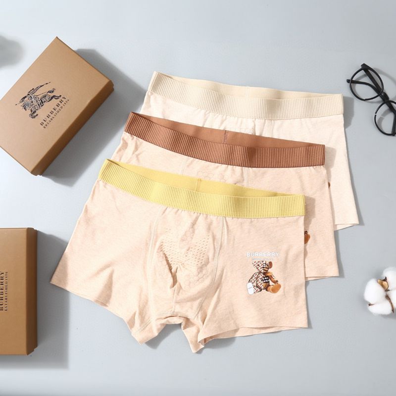 男性必見のパンツバーバリー25SS下着パンツ3枚2506BKJ70-BU-N031