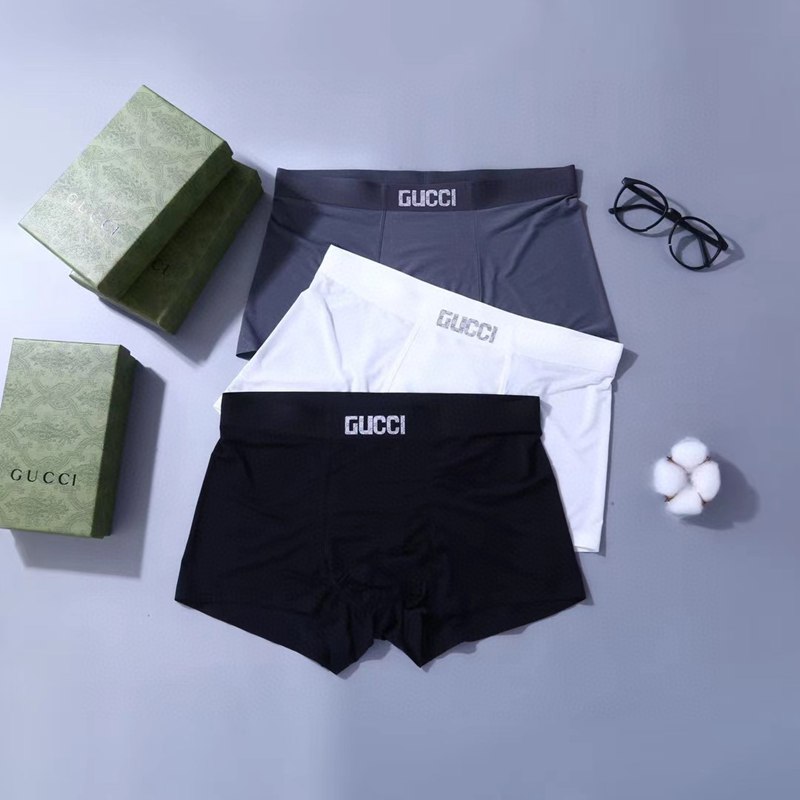 男性必見のパンツグッチ25SS下着パンツ3枚2506BKJ70-GU-N001