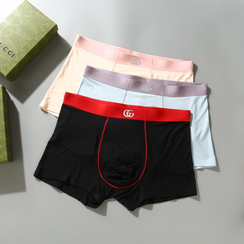 男性必見のパンツグッチ25SS下着パンツ3枚2506BKJ70-GU-N008