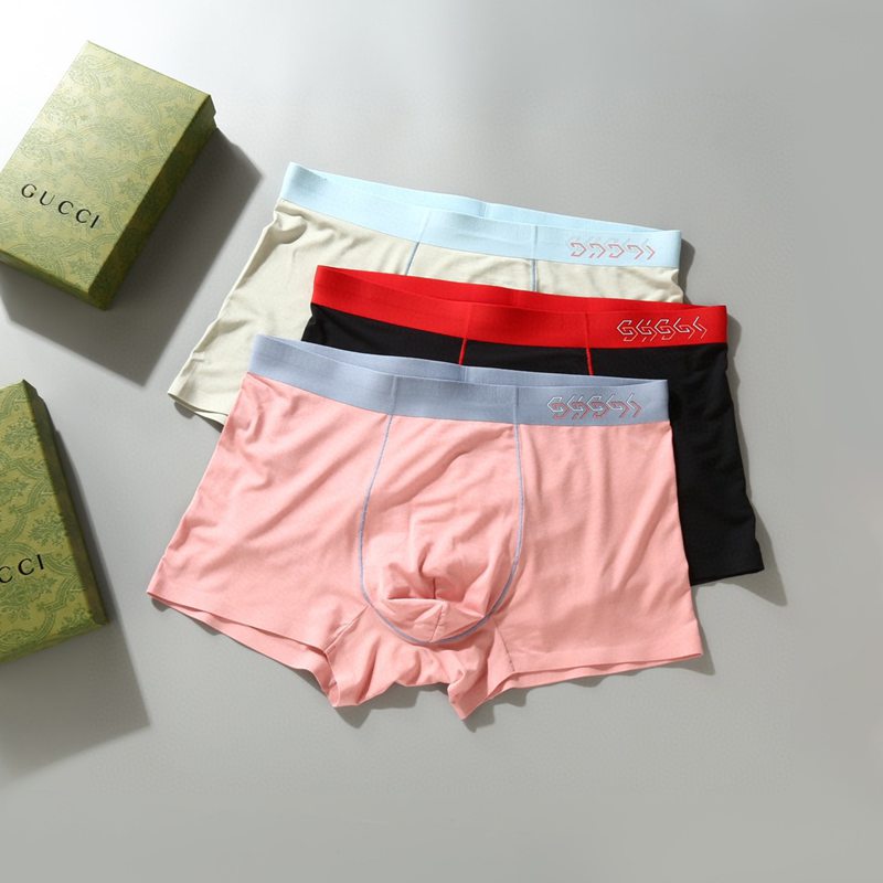 男性必見のパンツグッチ25SS下着パンツ3枚2506BKJ70-GU-N009