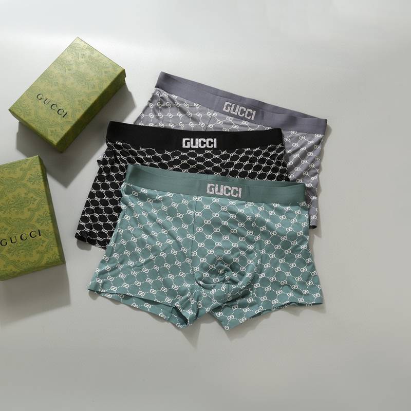男性必見のパンツグッチ25SS下着パンツ3枚2506BKJ70-GU-N014