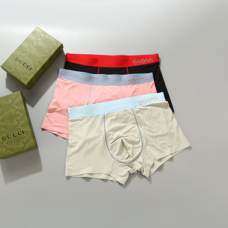 男性必見のパンツグッチ25SS下着パンツ3枚2506BKJ70-GU-N018