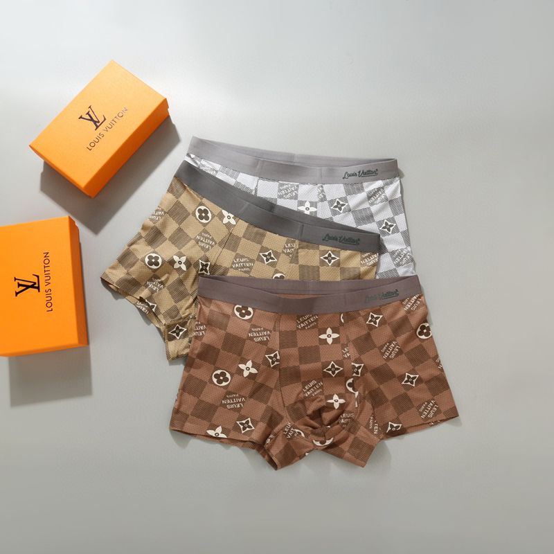 男性必見のパンツルイヴィトン25SS下着パンツ3枚2506BKJ70-LU-N015