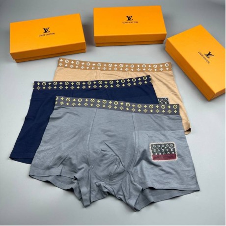 男性必見のパンツルイヴィトン25SS下着パンツ3枚2506BKJ70-LU-N020