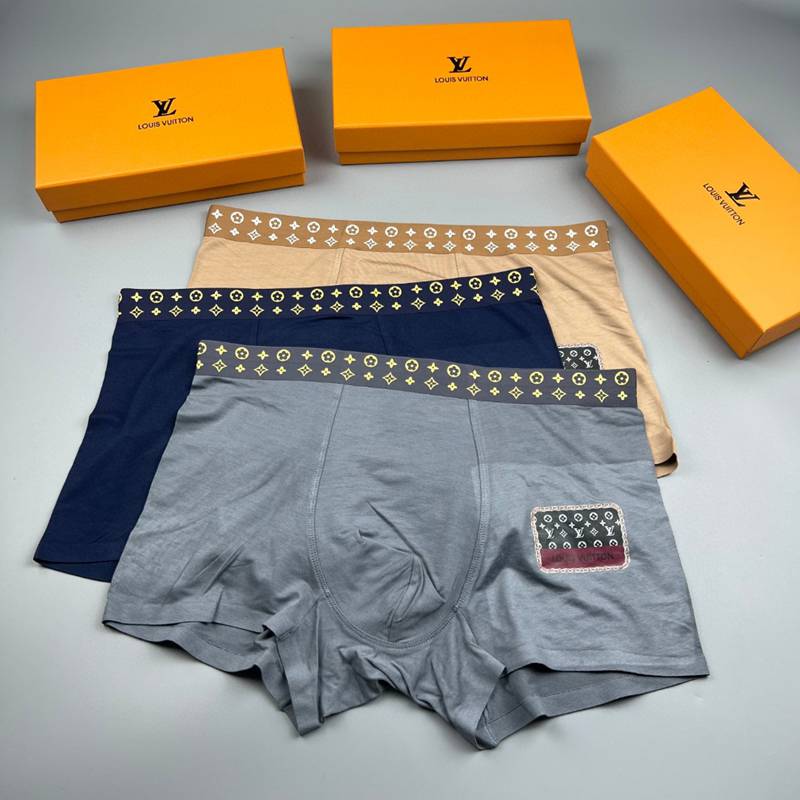 男性必見のパンツルイヴィトン25SS下着パンツ3枚2506BKJ70-LU-N020