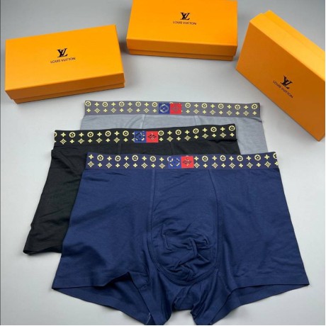 男性必見のパンツルイヴィトン25SS下着パンツ3枚2506BKJ70-LU-N021