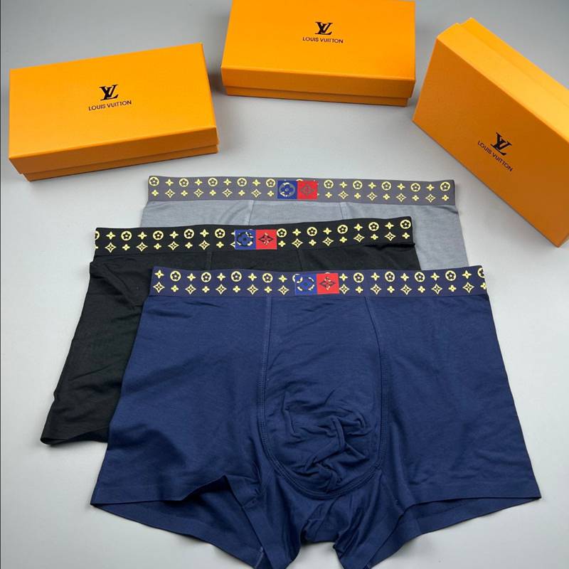 男性必見のパンツルイヴィトン25SS下着パンツ3枚2506BKJ70-LU-N021