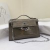 エルメスHERMESケリー22cmクロコ型押レザーDZ2001P280-KELLY-A53