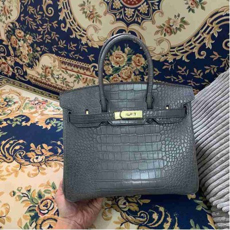 高品質エルメスクロコダイルBIRKINバーキン25cm-30cmDZ2001P3600-BIRKIN-HE31