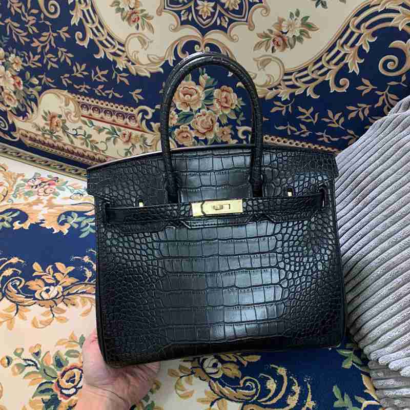 高品質エルメスクロコダイルBIRKINバーキン25cm-30cmDZ2001P3600-BIRKIN-HE32