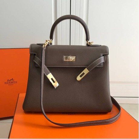 エルメスHERMESケリー25-28-32トリヨンクレマンスDZ2001P550-KELLY-A88