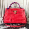 エルメスHERMESケリー28-32クロコ型押レザーDZ2001P650-KELLY-A56