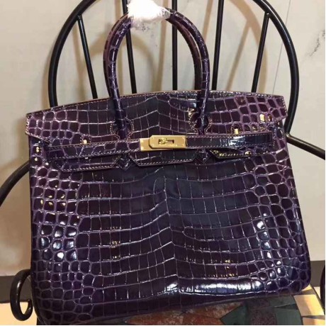 エルメスクロコ押し型BIRKINバーキン30cm-35cmDZ2001P680-BIRKIN-A04