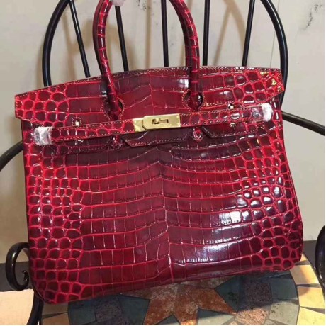 エルメスクロコ押し型BIRKINバーキン30cm-35cmDZ2001P680-BIRKIN-A08