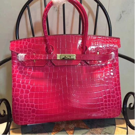 エルメスクロコ押し型BIRKINバーキン30cm-35cmDZ2001P680-BIRKIN-A09