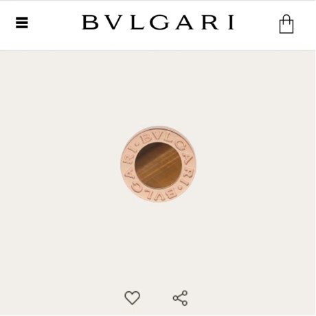 BVLGARI（ブルガリ）最新作ピアスイアリング男女兼用FF-19P150-BV112