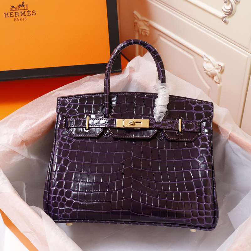 エルメスクロコ押し型BIRKINバーキン25-30-35cmLT2107J360-BIRKIN-A025