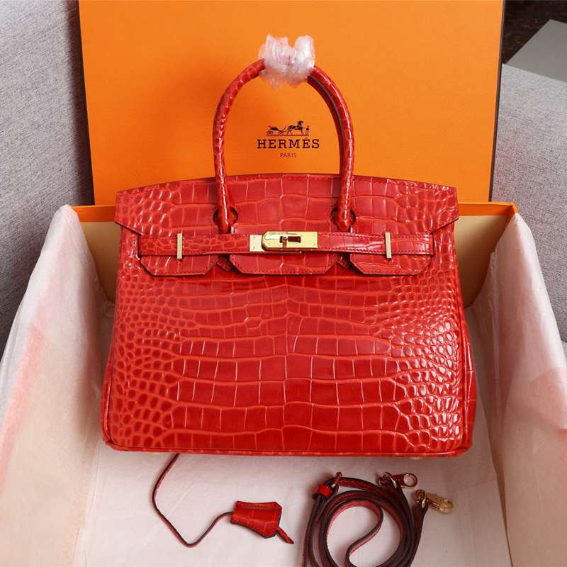 エルメスクロコ押し型BIRKINバーキン25-30-35cmLT2107J360-BIRKIN-A026