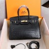 エルメスクロコ押し型BIRKINバーキン25-30-35cmLT2107J360-BIRKIN-A027
