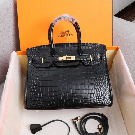 エルメスクロコ押し型BIRKINバーキン25-30-35cmLT2107J360-BIRKIN-A027