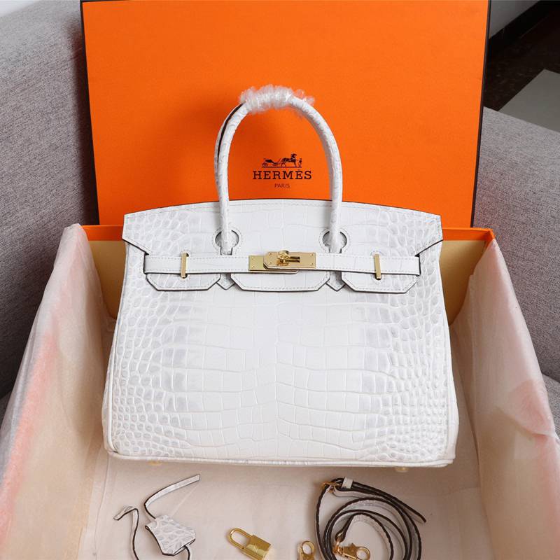 エルメスクロコ押し型BIRKINバーキン25-30-35cmLT2107J360-BIRKIN-A028