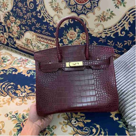 高品質エルメスクロコダイルBIRKINバーキン25cm-30cmDZ2001P3600-BIRKIN-HE30
