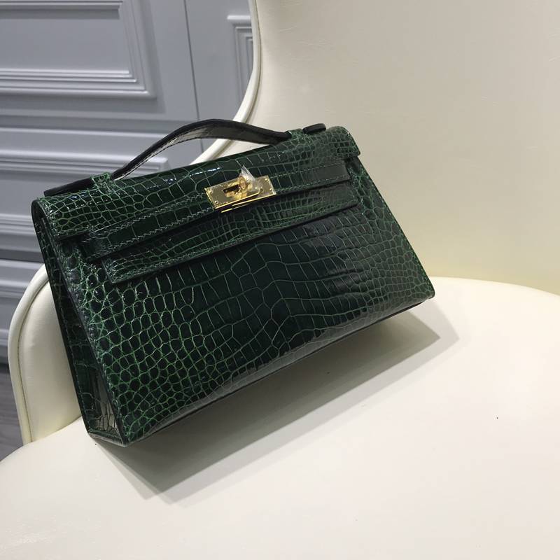 スーパーコピーHERMESエルメスN級品手作りポシェットケリー22外縫いクロコダイルTD2001P5800-KELLY-03