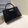 スーパーコピーHERMESエルメスN級品手作りハンドバッグケリー19外縫いクロコダイルTD2001P5800-KELLY-08