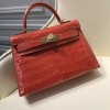 スーパーコピーHERMESエルメスN級品手作りハンドバッグケリー19外縫いクロコダイルTD2001P6000-KELLY-03