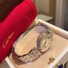 25SS腕時計カルティエクォーツゼロミスCIRCLE系列女性2502THSJ420-CR007-1