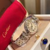 25SS腕時計カルティエクォーツゼロミスCIRCLE系列女性2502THSJ420-CR007-1
