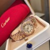 25SS腕時計カルティエクォーツゼロミスCIRCLE系列女性2502THSJ570-FR007
