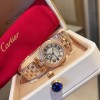 25SS腕時計カルティエクォーツゼロミスCIRCLE系列女性2502THSJ570-FR007