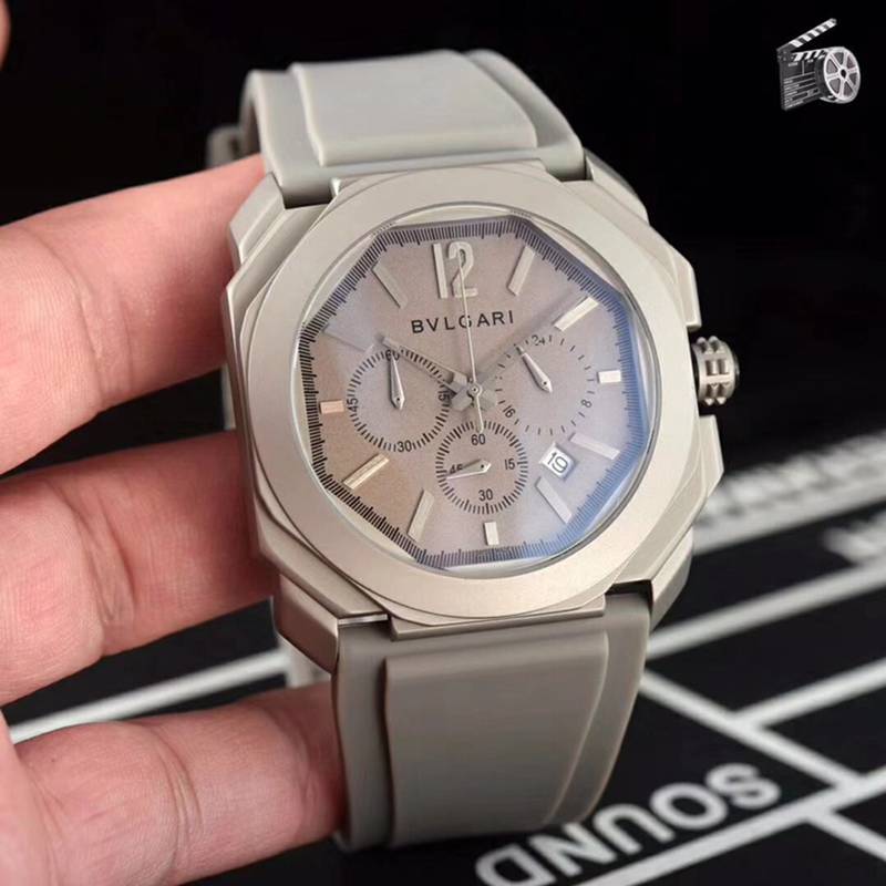 BVLGARIブルガリ腕時計メンズ42mm精准6針クロノグラフBV-WD440-048