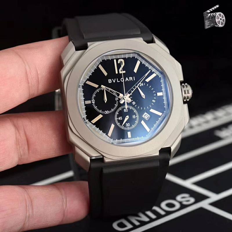 BVLGARIブルガリ腕時計メンズ42mm精准6針クロノグラフBV-WD440-052