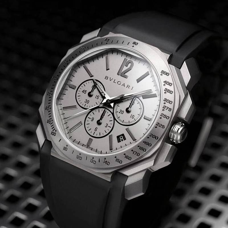 BVLGARIブルガリ腕時計メンズ42mm精准6針クロノグラフBV-WD440-053