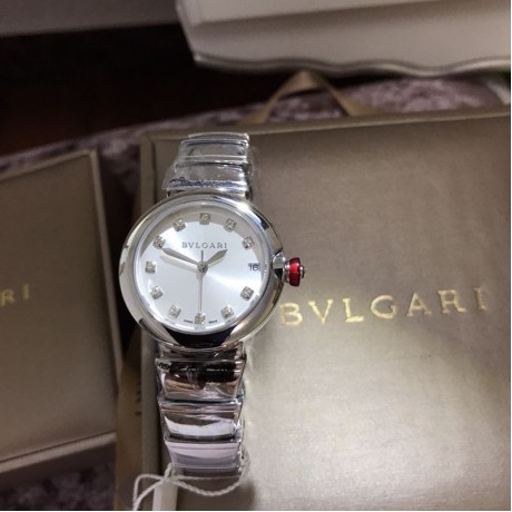 BVLGARIブルガリ時計レディース33mm19SS自動巻きBV-WD580-050