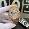 カルティエCartier男女兼用時計33-36-42mmバロンブルーCa-TSH350-006