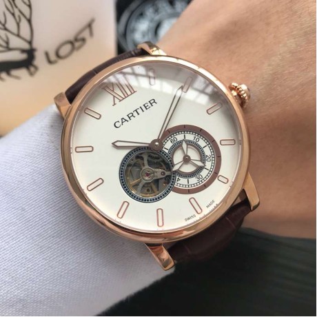 カルティエCartier時計メンズ自動巻き高級腕時計Ca-TSH370-030