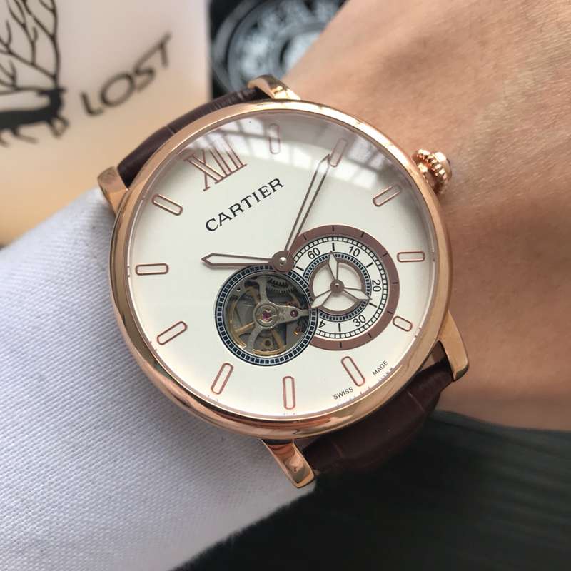 カルティエCartier時計メンズ自動巻き高級腕時計Ca-TSH370-030